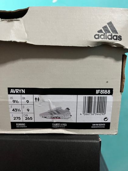 Addidas Avryn 275cm 9.5us  ใส่ไม่กี่ครั้ง  รูปที่ 9
