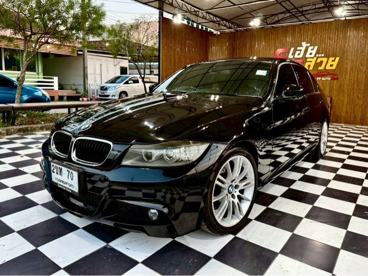 BMW Series 3 2012 320d Sedan ดีเซล ไม่ติดแก๊ส เกียร์อัตโนมัติ ดำ รูปที่ 3