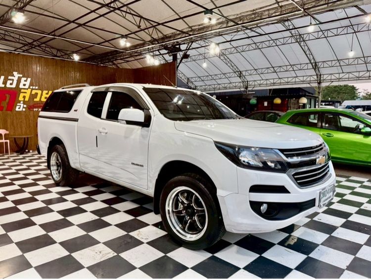 Chevrolet Colorado 2018 2.5 Pickup ดีเซล ไม่ติดแก๊ส เกียร์ธรรมดา ขาว
