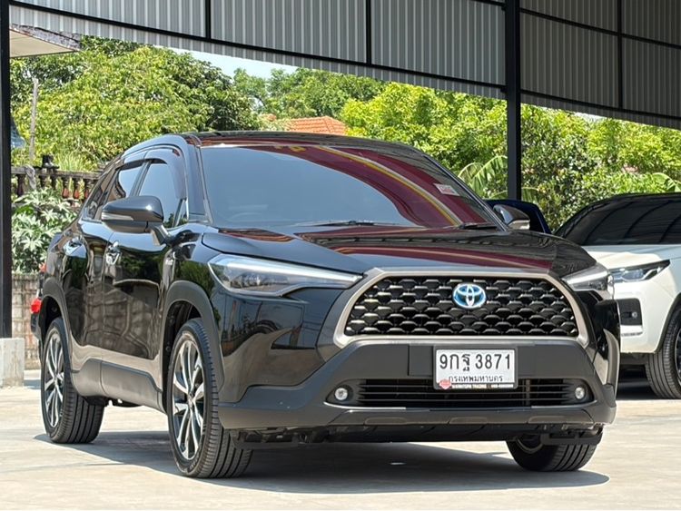 Toyota Corolla Cross 2021 1.8 Hybrid Premium Utility-car ไฮบริด ไม่ติดแก๊ส เกียร์อัตโนมัติ ดำ