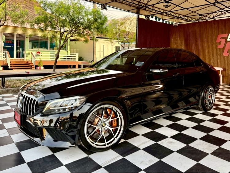 Mercedes-Benz C-Class 2022 C220 Sedan ดีเซล ไม่ติดแก๊ส เกียร์อัตโนมัติ ดำ รูปที่ 2