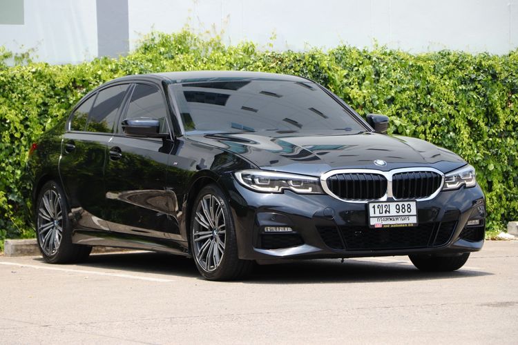 BMW Series 3 2021 320d Sedan ดีเซล ไม่ติดแก๊ส เกียร์อัตโนมัติ ดำ รูปที่ 3