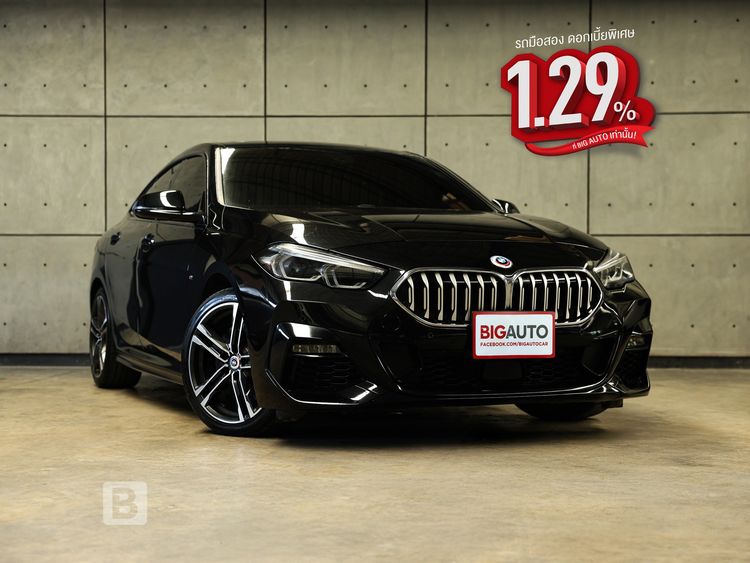 BMW Series 2 2022 220i Sedan เบนซิน ไม่ติดแก๊ส เกียร์อัตโนมัติ ดำ