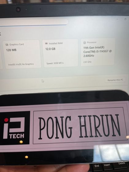 ThinkPad T14 Gen 2 Intel i5-1145G7 SSD 256 GB RAM 12 GB ประกันหมด มีตําหนิ (อ่านรายละเอียด) รูปที่ 2