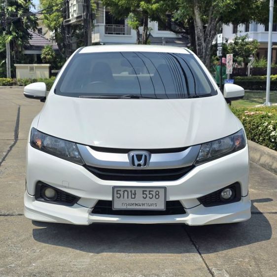 Honda City 2016 1.5 S Sedan เบนซิน ไม่ติดแก๊ส เกียร์อัตโนมัติ ขาว รูปที่ 2