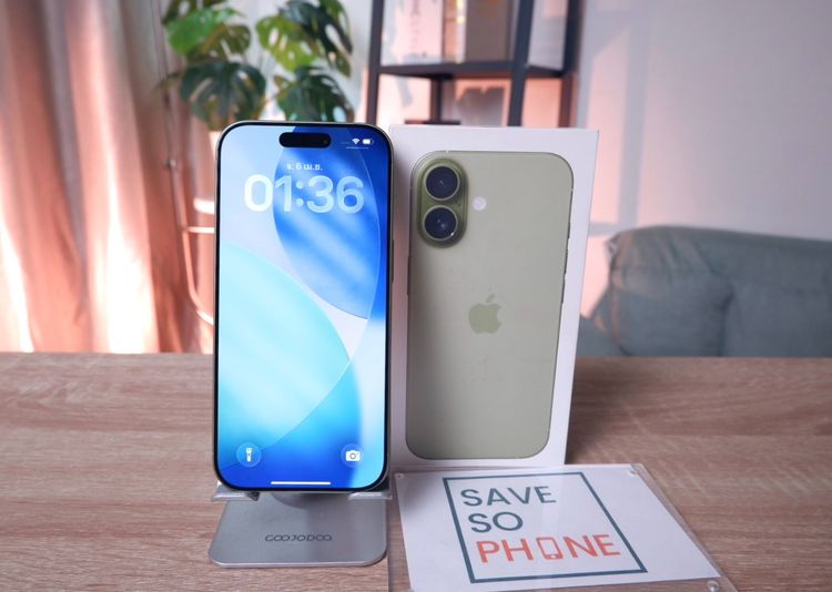 iPhone 17 256GB สี Green เครื่องสวย ราคาเพียง 25,900.- มีประกันร้าน 60 วัน  รูปที่ 2