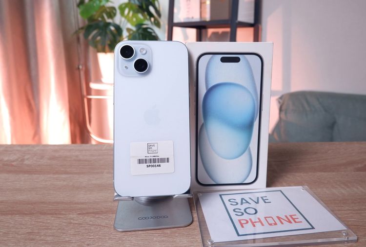 128 GB iPhone 15 128GB สี Blue เครื่องสวย ราคาเพียง 16,500.- มีประกันร้าน 60วัน