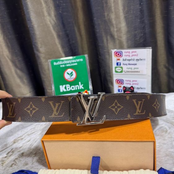 เข็มขัด LV ไซส์ 95 38 ใส่ได้2ด้าน รูปที่ 2