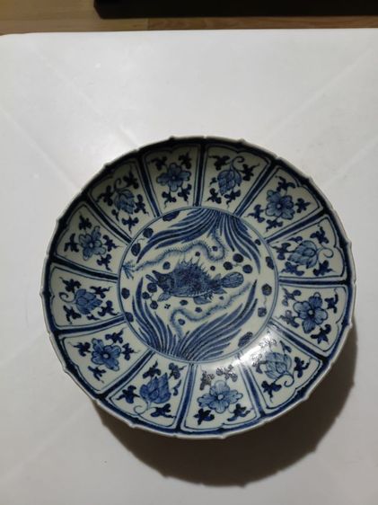 เซรามิคเก่า จานกระเบื้องโบราณ