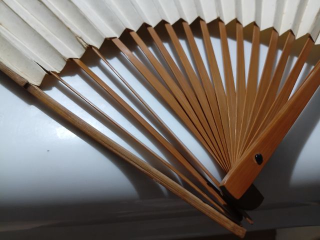 พัดเก่าโยราณวาดโดยสวยงาน รูปที่ 6