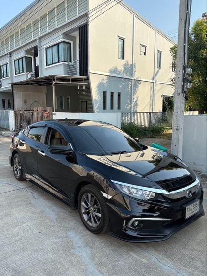 Honda Civic 2020 1.8 EL i-VTEC Sedan เบนซิน ไม่ติดแก๊ส เกียร์อัตโนมัติ ดำ รูปที่ 4