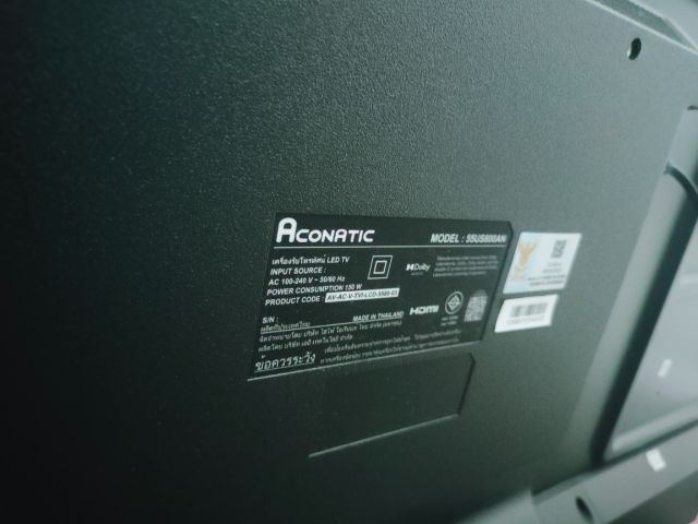TV ACONATIC 4K Android TV 55" รุ่น 55US800AN  รูปที่ 2