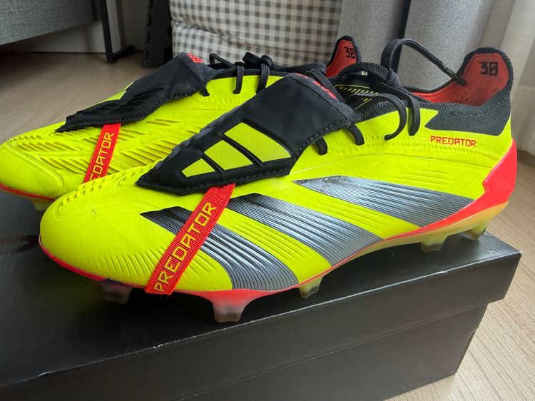 รองเท้าฟุตบอล อื่นๆ ผู้ชาย เหลือง Adidas Predator Elite Ft FG แท้มือสองสภาพดี