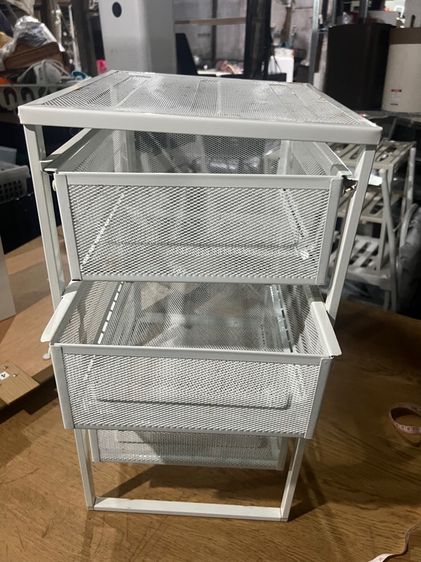 ชั้นวางตะแกรง มี3ชั้น งานIKEA รูปที่ 2