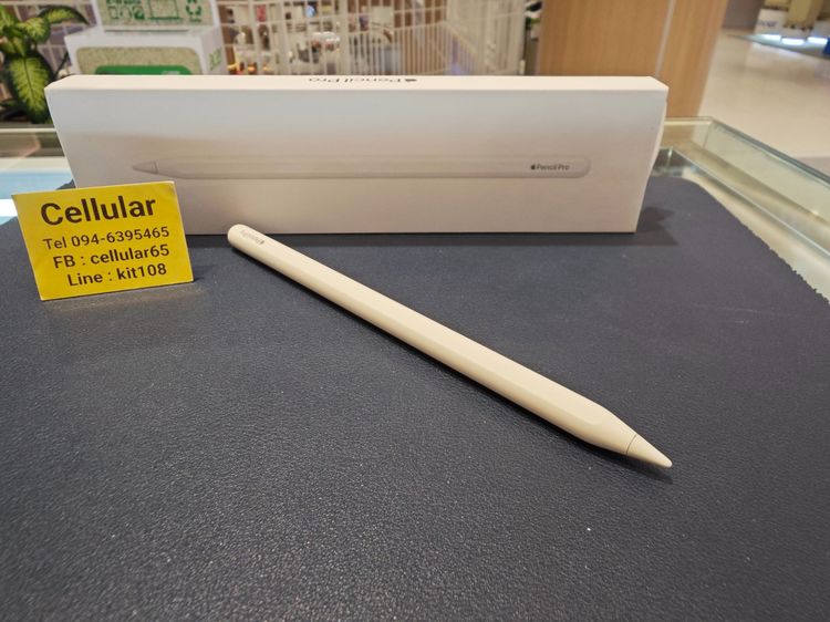 (ติดจอง)Apple Pencil Pro สภาพสวยมาก ประกันศูนย์8เดือนกว่า ครบกล่อง รูปที่ 4