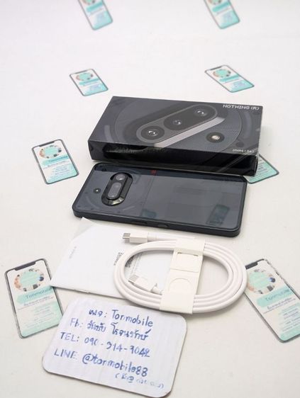 ยี่ห้ออื่นๆ 128 GB ขาย เทิร์น Nothing Phone 3a Ram 8 Rom 128 ศูนย์ไทย สภาพใหม่เอี่ยม อุปกรณ์ครบยกกล่อง เพียง 6,990 บาท ครับ