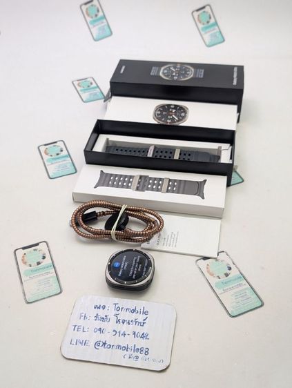 ขาย เทิร์น Samsung Galaxy Watch Ultra 47MM LTE ศูนย์ไทย สภาพสวย อุปกรณ์แท้ครบยกกล่อง เพียง 6,590 บาท พอครับ 