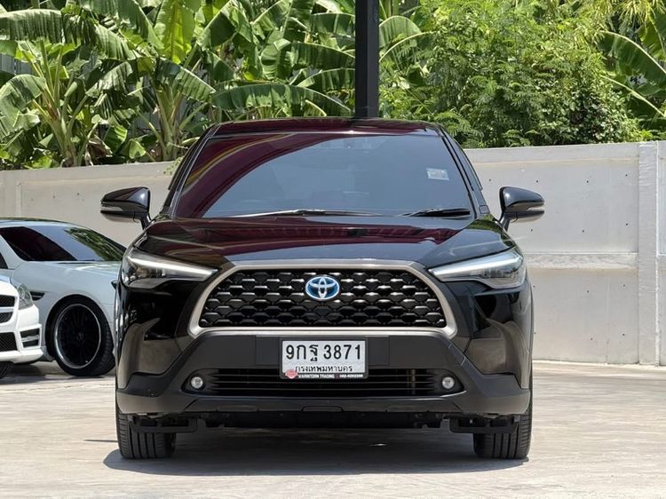 Toyota Corolla Cross 2023 Utility-car ไฮบริด ไม่ติดแก๊ส เกียร์อัตโนมัติ ดำ รูปที่ 3