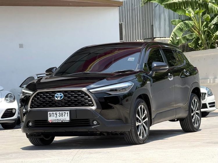 Toyota Corolla Cross 2023 Utility-car ไฮบริด ไม่ติดแก๊ส เกียร์อัตโนมัติ ดำ รูปที่ 2