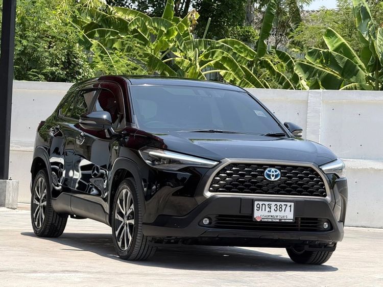 Toyota Corolla Cross 2023 Utility-car ไฮบริด ไม่ติดแก๊ส เกียร์อัตโนมัติ ดำ