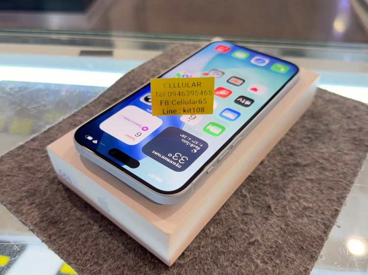 iPhone 15 Plus 128GB สภาพสวยมาก เครื่องไทย ครบกล่อง รูปที่ 6
