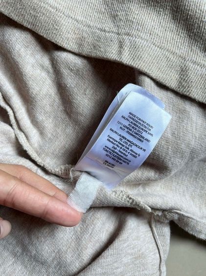 โปโลฮาฟซิป สีครีม รูปที่ 5