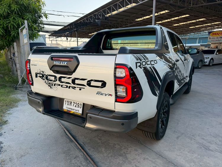 Toyota Hilux Revo 2021 Double Cab Prerunner 2x4 2.4 Rocco Pickup ดีเซล ไม่ติดแก๊ส เกียร์อัตโนมัติ ขาว รูปที่ 4