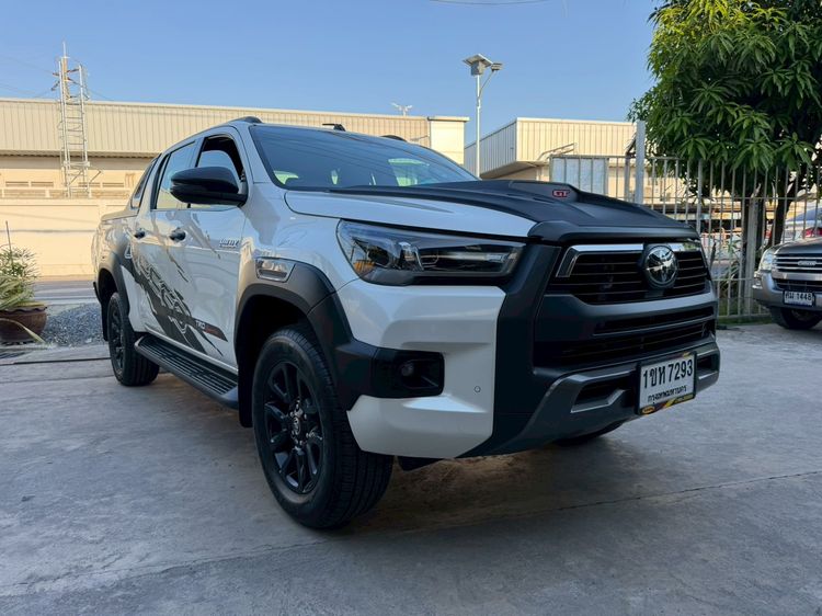 Toyota Hilux Revo 2021 Double Cab Prerunner 2x4 2.4 Rocco Pickup ดีเซล ไม่ติดแก๊ส เกียร์อัตโนมัติ ขาว รูปที่ 3