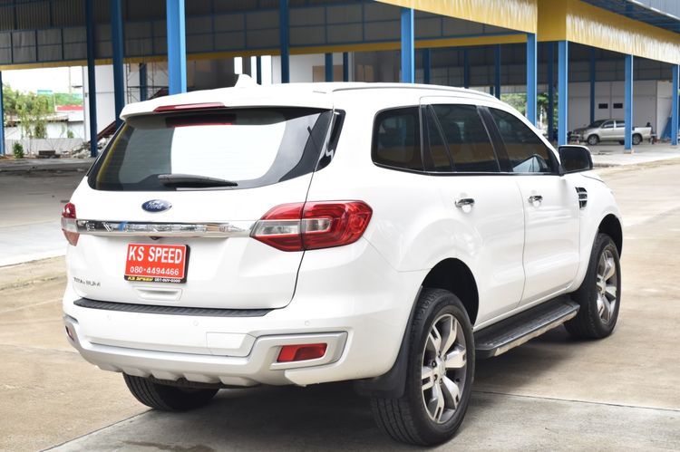Ford Everest 2018 2.2 Titanium Plus Utility-car ดีเซล ไม่ติดแก๊ส เกียร์อัตโนมัติ ขาว รูปที่ 4