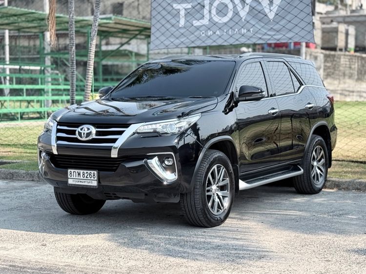 Toyota Fortuner 2019 ดีเซล ไม่ติดแก๊ส เกียร์อัตโนมัติ ดำ รูปที่ 2