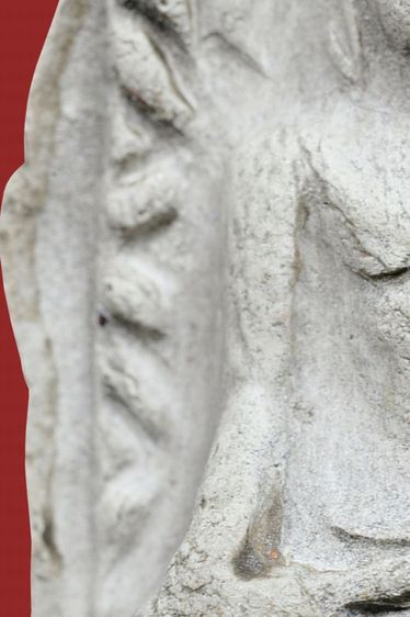 พระรอด ลำพูน พิมพ์ใหญ่ เนื้อออกสีขาว รูปที่ 13