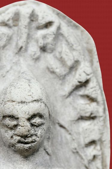 พระรอด ลำพูน พิมพ์ใหญ่ เนื้อออกสีขาว รูปที่ 12