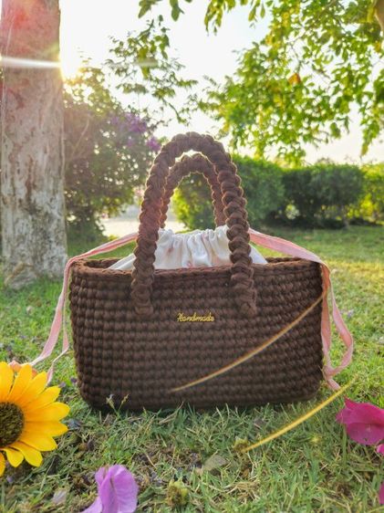 กระเป๋าถักงาน handmaed 