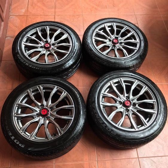 ล้อแม็กซ์ Lenso Samurai สีดำหน้าเงา 7.5-15นื้ว 4รู