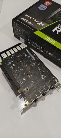 RTX 3050 6G ไม่ต่อไฟเพิ่ม ครบกล่อง ปก ยาว  รูปที่ 3