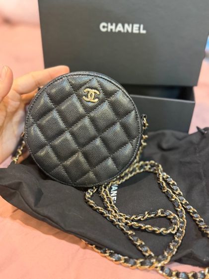 Chanel Round Classic Chain Mini Bag รูปที่ 8