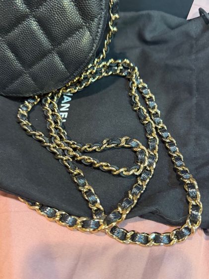 Chanel Round Classic Chain Mini Bag รูปที่ 9