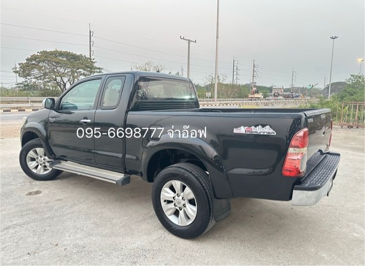 Toyota Hilux Vigo Champ 2012 Smart Cab 2.5 E Prerunner Pickup ดีเซล ไม่ติดแก๊ส เกียร์ธรรมดา ดำ รูปที่ 3