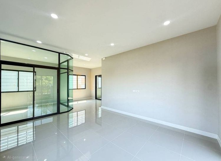 มีบางส่วน ขายบ้านเดี่ยว 2 ชั้น โครงการหมู่บ้านเพอร์เฟคพาร์ค สุวรรณภูมิ 5 เฟส 5 ทำเลดี เดินทางสะดวก รูปที่ 3