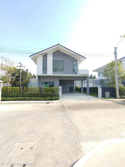 มีบางส่วน ขายบ้านเดี่ยว 2 ชั้น โครงการหมู่บ้านเพอร์เฟคพาร์ค สุวรรณภูมิ 5 เฟส 5 ทำเลดี เดินทางสะดวก รูปที่ 2