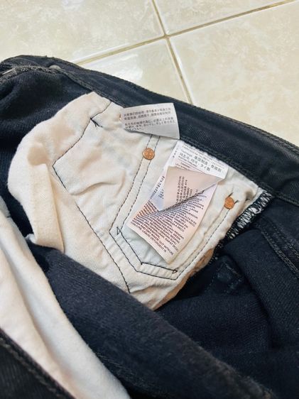 กางเกงยีนส์ซุปเปอร์แบล๊คสีดำ สภาพสวยๆๆผ้าสวยมากๆๆ   รูปที่ 6