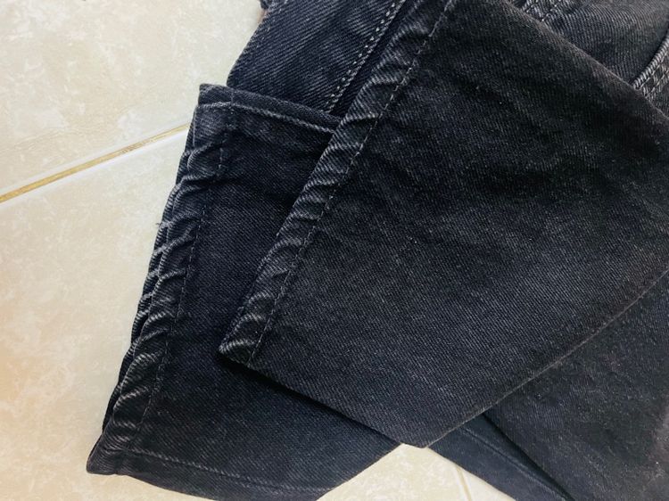 กางเกงยีนส์ซุปเปอร์แบล๊คสีดำ สภาพสวยๆๆผ้าสวยมากๆๆ   รูปที่ 8