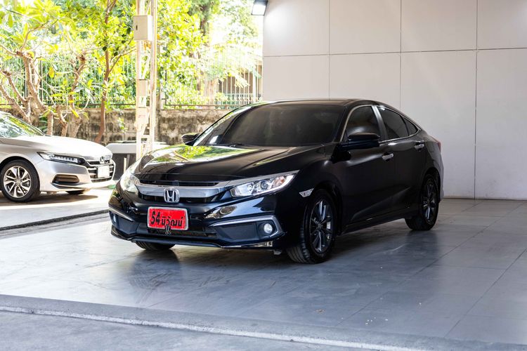 Honda Civic 2020 1.8 EL i-VTEC Sedan เบนซิน ไม่ติดแก๊ส เกียร์อัตโนมัติ ดำ รูปที่ 3