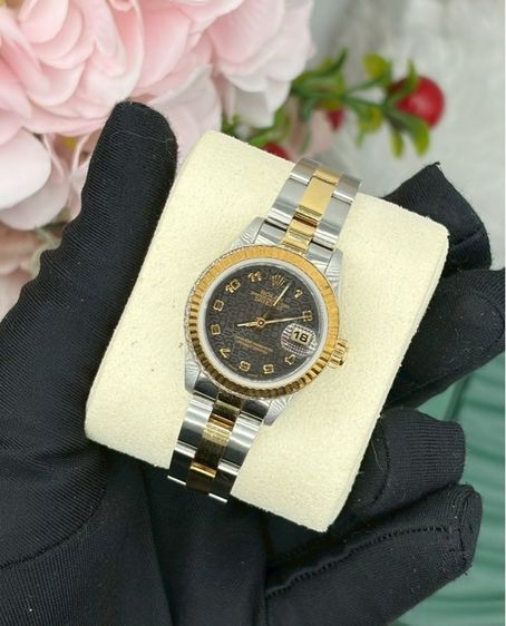  Rolex Datejust Lady 26mm – คอมดำอารบิค รูปที่ 9