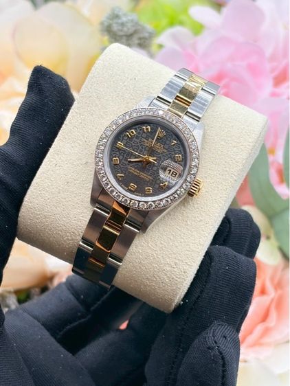  Rolex Datejust Lady 26mm – คอมดำอารบิค รูปที่ 2