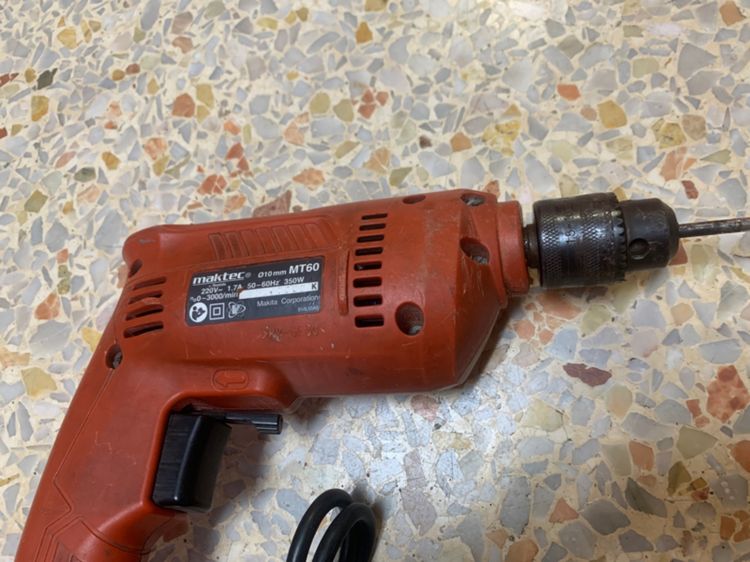สว่านไฟฟ้า maktec MT60  10mm ปรับซ้ายขวาได้พร้อมใช้งานแท้ รูปที่ 3