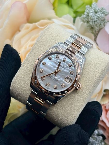  Rolex Datejust Boy 31mm – หน้ามุกขาวเพชร รูปที่ 6