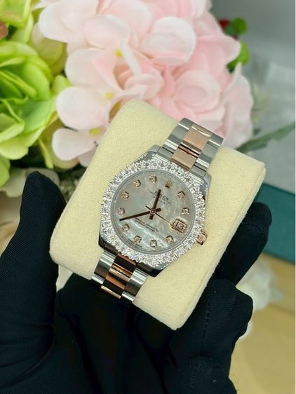  Rolex Datejust Boy 31mm – หน้ามุกขาวเพชร รูปที่ 5
