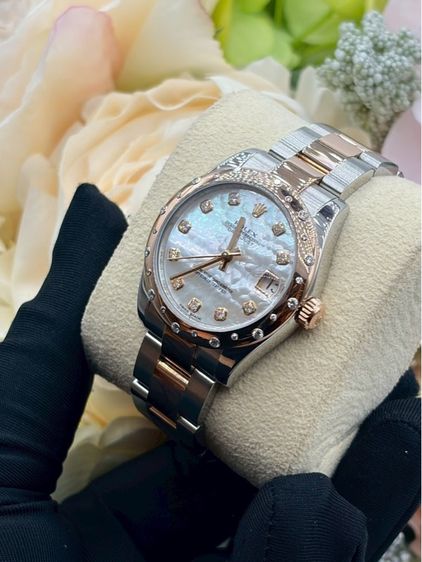  Rolex Datejust Boy 31mm – หน้ามุกขาวเพชร รูปที่ 7