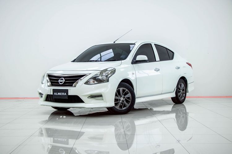 Nissan Almera 2017 1.2 E Sportech Sedan เบนซิน ไม่ติดแก๊ส เกียร์อัตโนมัติ ขาว